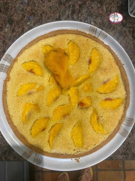 Tarte aux nectarines et menthe Tarte aux nectarines et menthe