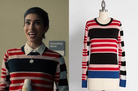 THE IMPERFECTS : Abbi’s striped pullover in S1E01