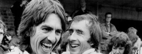 George Harrison n'a pas eu une grande expérience au volant d'une Formule 1 lors d'une course de démonstration, même s'il était un grand fan.
