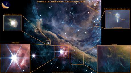 Télescope James Webb : premières images de la nébuleuse d’Orion