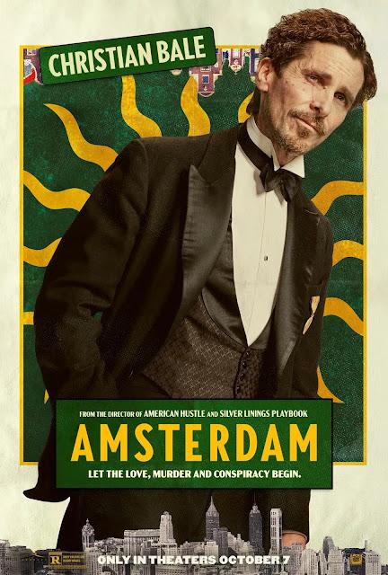 Affiches personnages US pour Amsterdam de David O. Russell