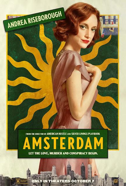 Affiches personnages US pour Amsterdam de David O. Russell