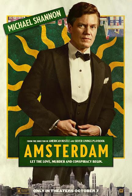 Affiches personnages US pour Amsterdam de David O. Russell