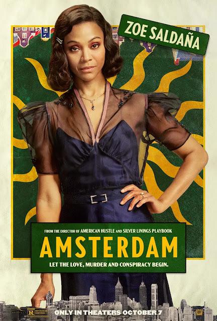 Affiches personnages US pour Amsterdam de David O. Russell