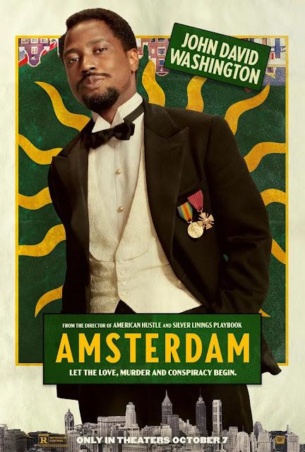 Affiches personnages US pour Amsterdam de David O. Russell