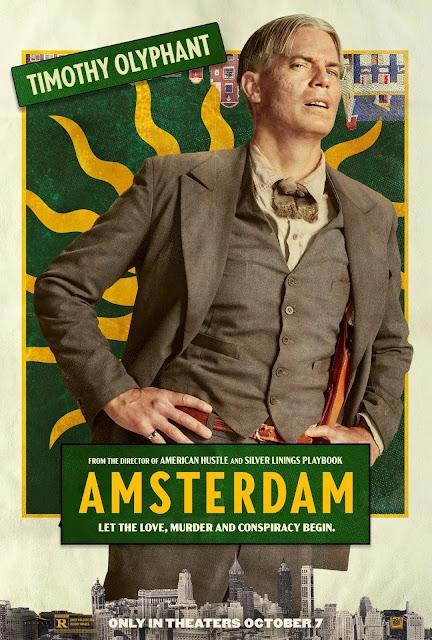 Affiches personnages US pour Amsterdam de David O. Russell