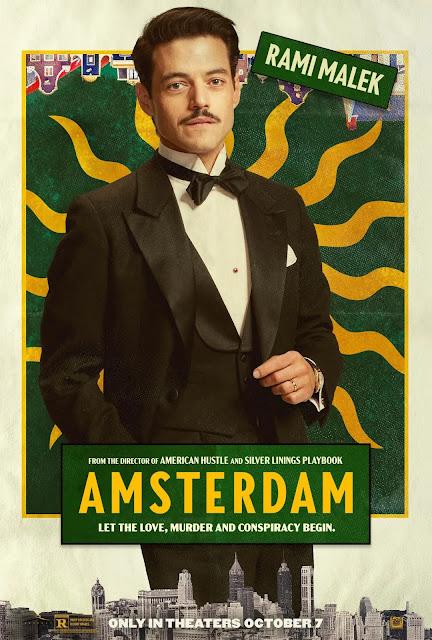 Affiches personnages US pour Amsterdam de David O. Russell