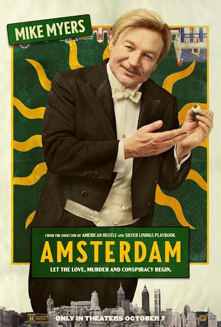 Affiches personnages US pour Amsterdam de David O. Russell