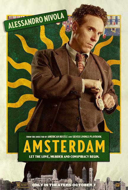 Affiches personnages US pour Amsterdam de David O. Russell