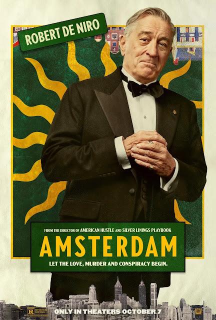 Affiches personnages US pour Amsterdam de David O. Russell