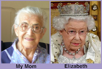 La reine Elizabeth et ma mère