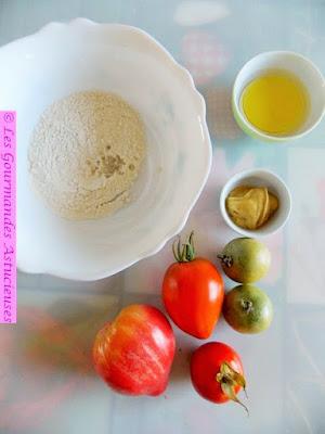 Tarte fine aux tomates (Vegan) Tarte fine aux tomates (Vegan)