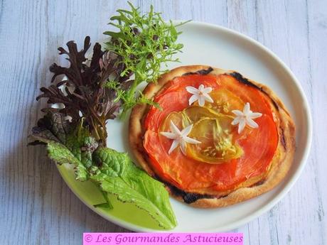Tarte fine aux tomates (Vegan)
