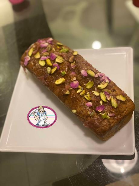 Cake vegan tahini et rose Cake vegan tahini et rose