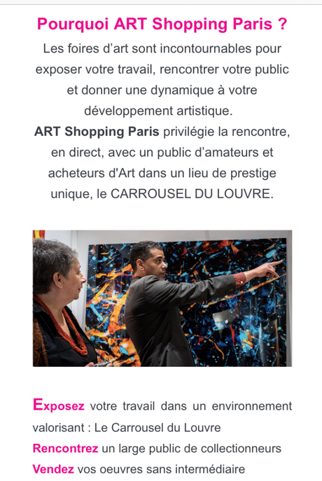 30ème édition d’Art Shopping Paris.