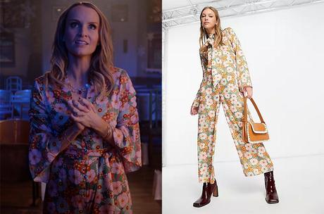 HIGH SCHOOL MUSICAL : THE MUSICAL : THE SERIES :  Miss Jen’s  floral jumpsuit  in S3E08