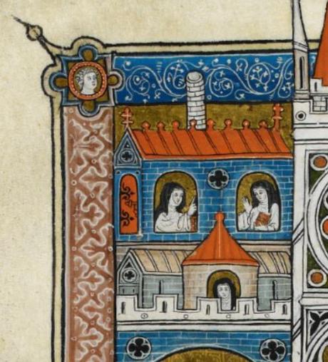 BL Yates Thompson 11 f. 6v detail infirmerie