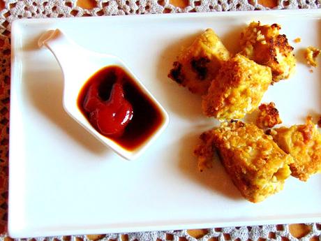 Bouchées de tofu fumé aux épices à steak Bouchées de tofu fumé aux épices à steak