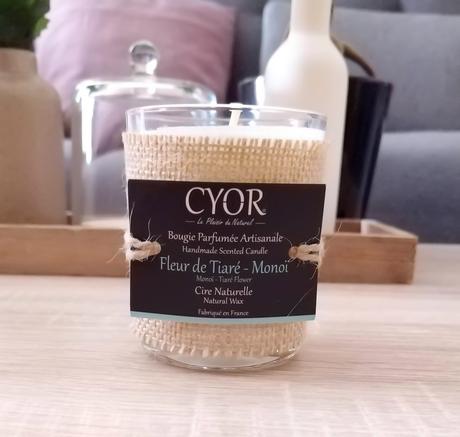 Direction la Polynésie sans escale avec la bougie CYOR Tiaré-Monoï! 🏖️