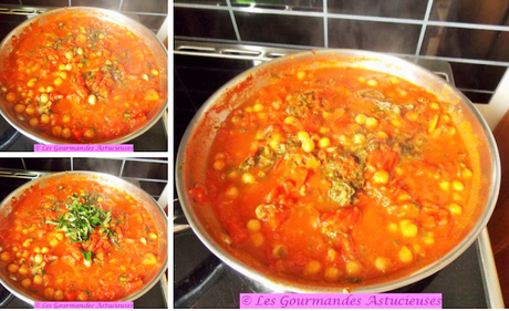 Sauce tomates aux pois chiches très savoureuse (Vegan) Sauce tomates aux pois chiches très savoureuse (Vegan)