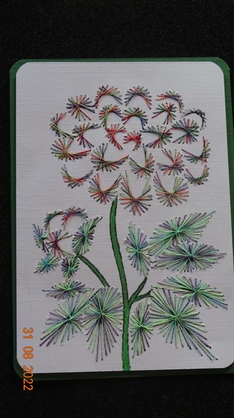 Mes ouvrages - Mes nouvelles cartes brodées 2