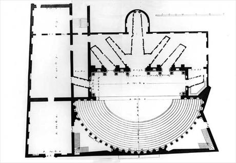 Le Teatro Olimpico de Palladio à Vicenza. Texte de présentation accompagné des photos de M. Marco Pohle.