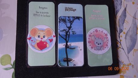 Mes ourvages - une 1ère série de marques pages Mes ourvages - une 1ère série de marques pages