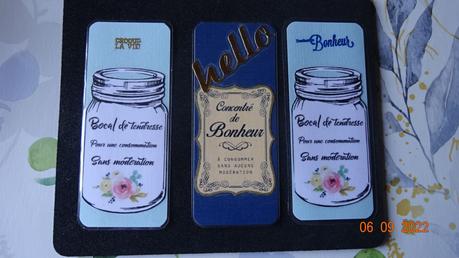 Mes ourvages - une 1ère série de marques pages Mes ourvages - une 1ère série de marques pages