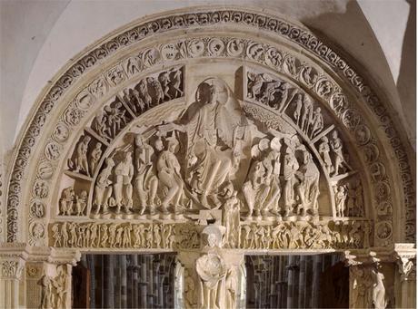 Vezelay-portail-central Pentecote