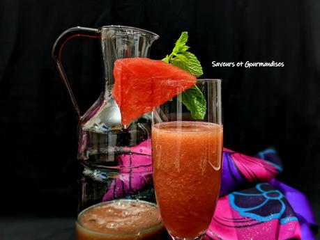 Cocktail sans alcool, Pastèque au miel Cocktail sans alcool, Pastèque au miel