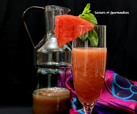 Cocktail sans alcool, Pastèque au miel