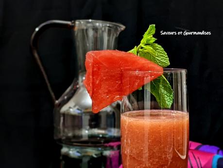 Cocktail sans alcool, Pastèque au miel Cocktail sans alcool, Pastèque au miel