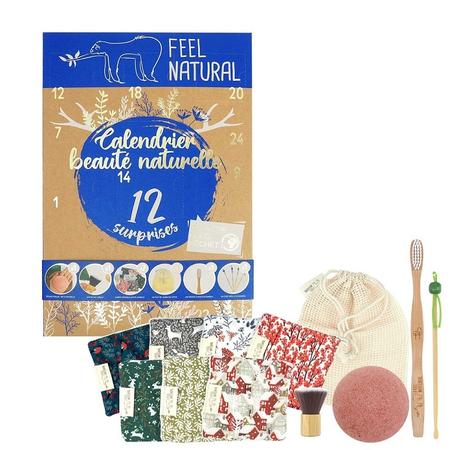 Calendriers de l’avent beauté 2022 | Nouveautés et bons plans ! FEEL-NATURAL_calendrier_avent_20228_12jours_contenu