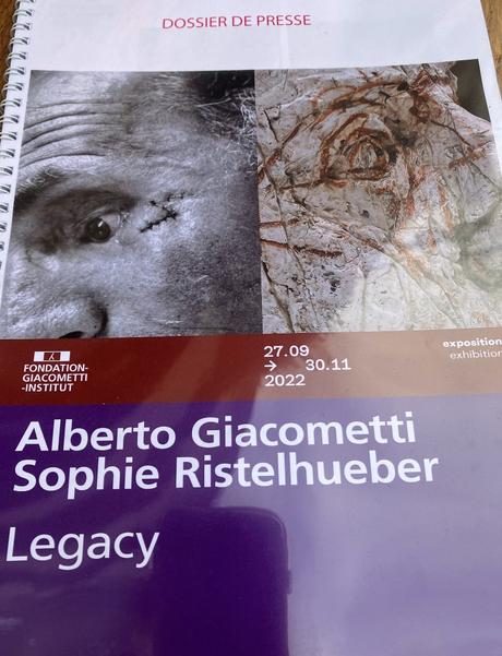 Fondation – Institut GIACOMETTI – Sophie Ristelhueler.Legacy – du 27/09 au 30 /11/2022.