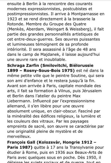 Galerie « Les MONTPARNOS  » Les boulevards du destin – 13Z Octobre au 22 décembre 2022.