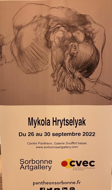 Sorbonne Artgallery – exposition Mykola Hrytszelyak (Ukrainien) DERNIERS JOURS : jusqu’au 30 Septembre 2022.
