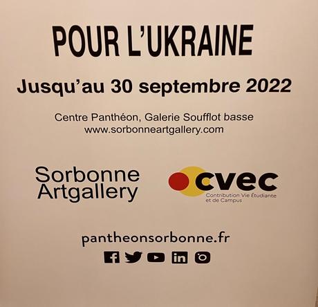 Sorbonne Artgallery – exposition Mykola Hrytszelyak (Ukrainien) DERNIERS JOURS : jusqu’au 30 Septembre 2022.