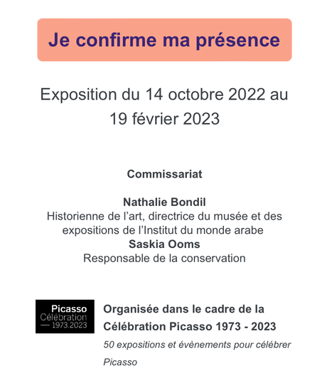 Musée de Montmartre – exposition Fernande Olivier et Pablo Picasso – à partir du 14 Octobre 2022.