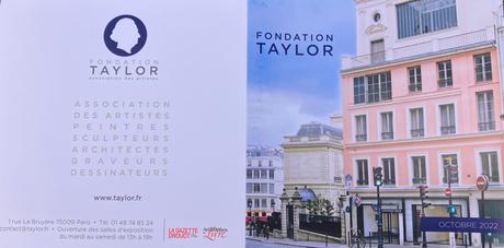 Fondation Taylor Octobre 2022.