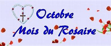 Résultat d’image pour octobre mois du Rosaire. Taille: 383 x 158. Source: jesus83marie.centerblog.net