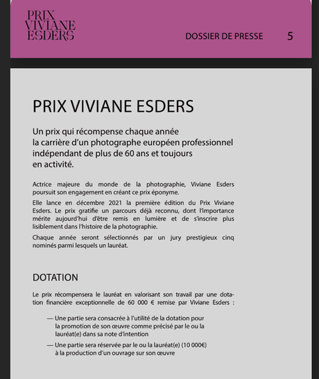 1er lauréat du prix Viviane ESDERS  — Mario Carnicelli.