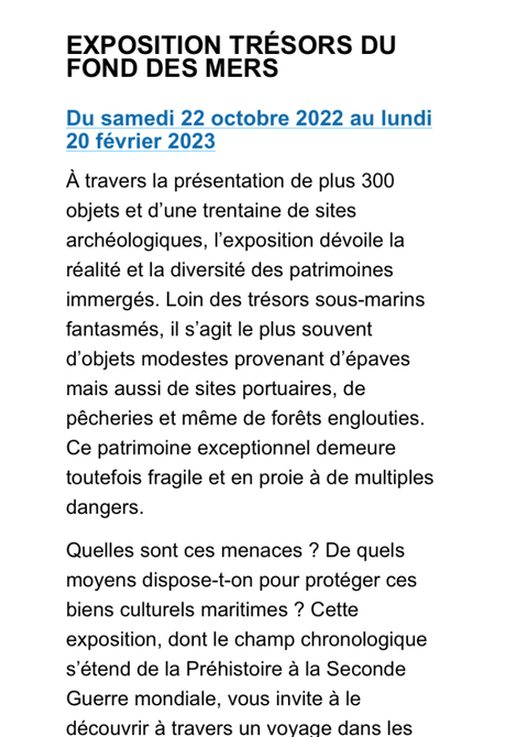Musée départemental ARLES ANTIQUE – en Octobre 2022.