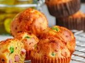 Muffins jambon-fromage pois toute saveur moelleux.