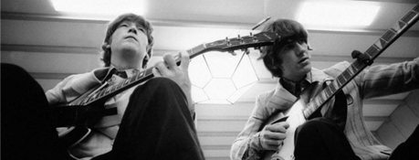 John Lennon et George Harrison