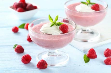 Mousse de framboise douce au thermomix : avec seulement 3 ingrédients.