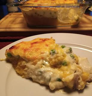 Gratin de courge, chou-fleur et tilapia