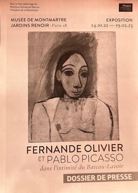 Musée de Montmartre -jardin Renoir- exposition prochaine « Fernande Olivier et Pablo Picasso » 14/10/22 au 19/02/23.