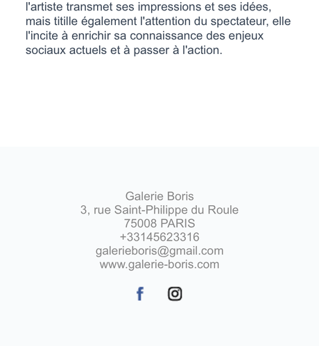 Galerie BORIS- exposition Danka Dimitrijevic. « La chute de la Nuvelle Atlantide »