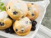 Muffins mûres, bons bien moelleux finir tout bouchée