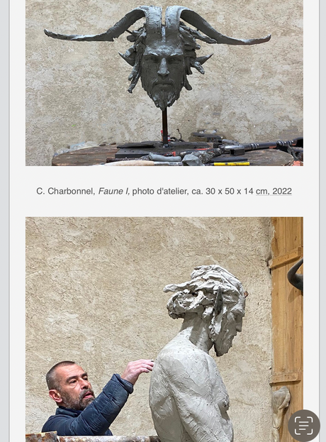 Galerie Bayart – visite d’atelier de Christophe Charbonnel & Bruno  Mallart – 8/9 Octobre 2022.